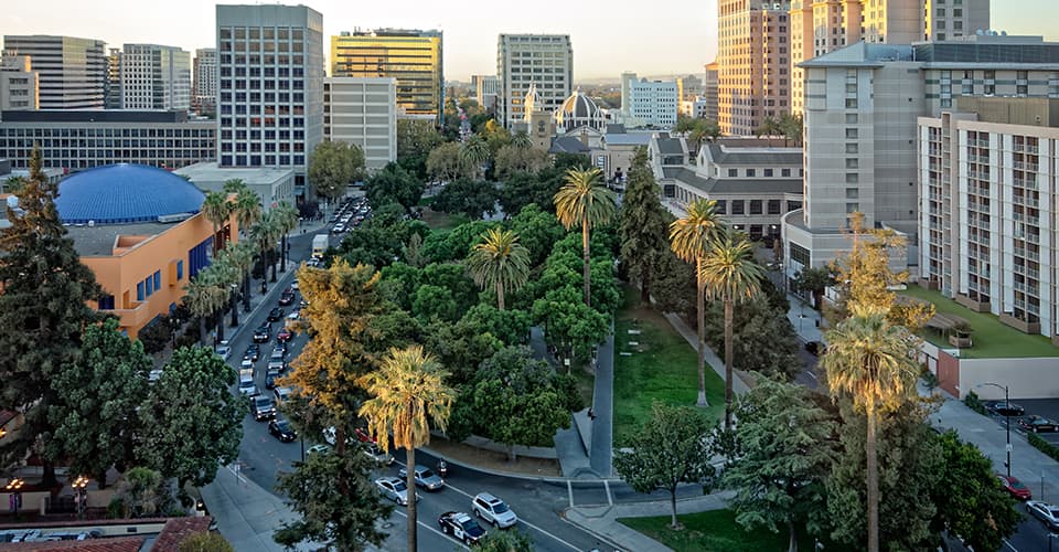 Photo of downtown San Jose
